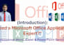 do professional microsoft excel word and power point project